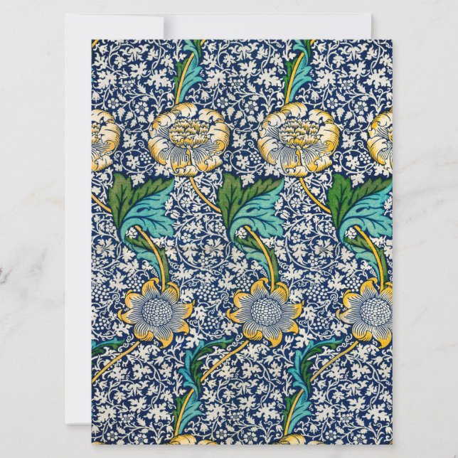 Kennetmönster (av William Morris) Kort (Framsida)