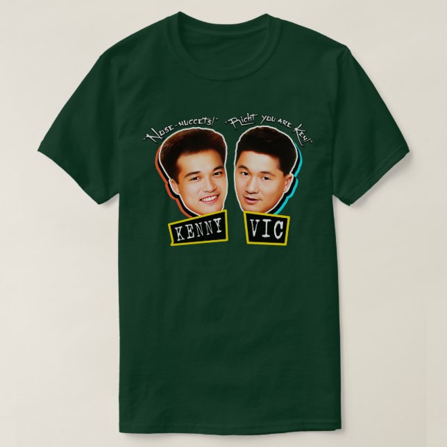 Kenny Blankmedborgarskap Vic Romano T Shirt (Design framsida)