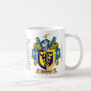 Kenny familjvapensköld kaffemugg