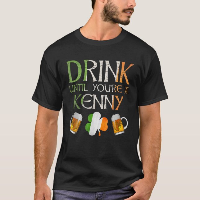 Kenny Family Name Gift For Prouds Irish From Irela T Shirt (Framsida)