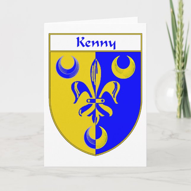Kenny Jacka av Arm/Family Crest Helgkort (Framsida)