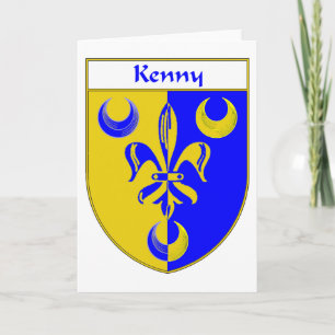 Kenny Jacka av Arm/Family Crest Helgkort