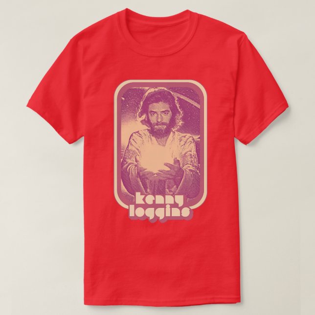 Kenny Loggins från 1980-talet Retro Aesthetic Fläk T Shirt (Design framsida)