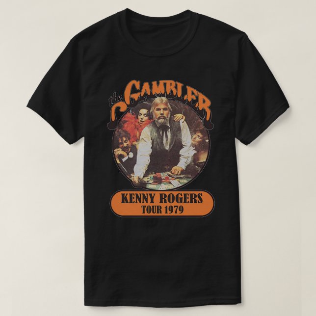 Kenny Rogers T-ShirtSpelare T Shirt (Design framsida)