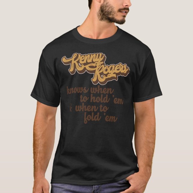 Kenny Rogers the Spelare Classic T-Shirt (Framsida)