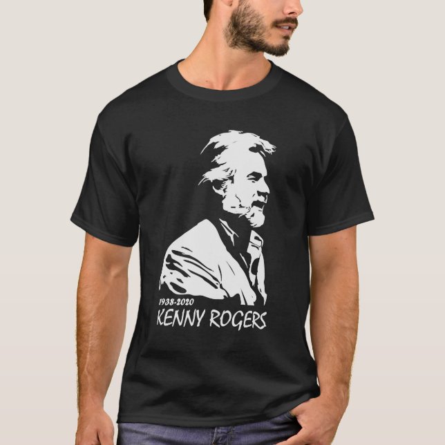 Kenny Rogers Tshirt T Shirt (Framsida)