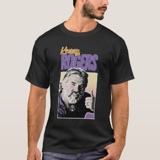 Kenny Rogers Vintage Stil Kenny Rogers 80 s Tshirt T Shirt