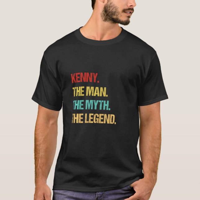 Kenny The Man the Myth the Legend T Shirt (Framsida)