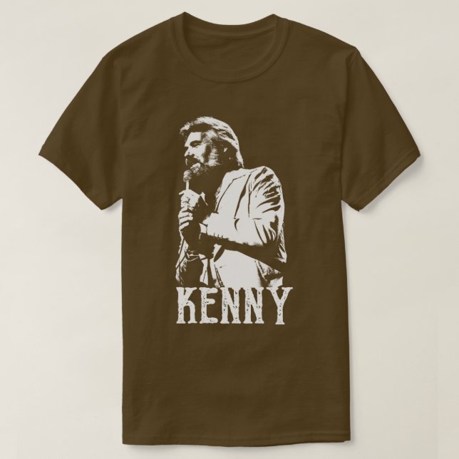 Kenny The White Stencil T Shirt (Design framsida)