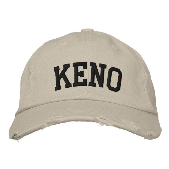 Keno Embroized Hat Broderad Keps (Framsida)