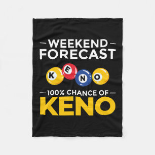 Keno Game Player-kortplats Maskin Numbers Casino Fleecefilt