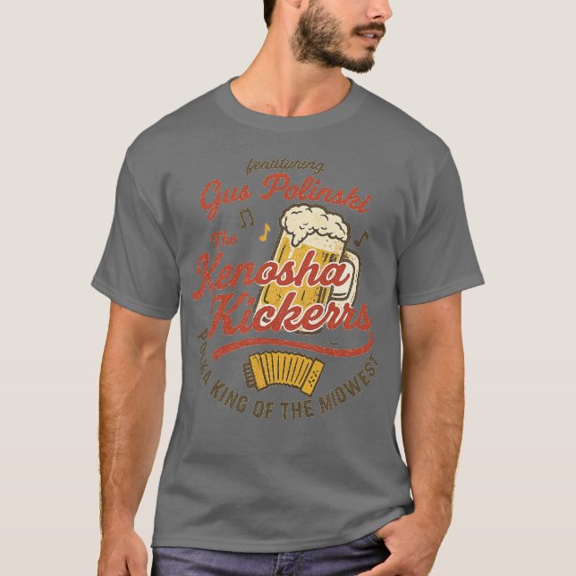 Kenosha Kickers Funny T Shirt (Framsida)