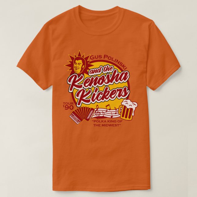 Kenosha Kickers Tour 90s T Shirt (Design framsida)