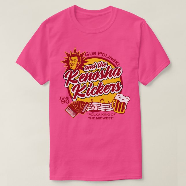 Kenosha Kickers Tour 90s T Shirt (Design framsida)