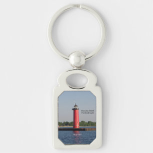 Kenosha North Pierhead Light metall nyckelring