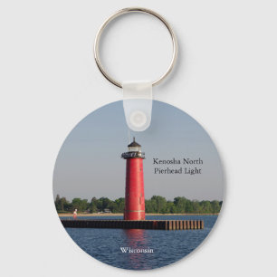 Kenosha North Pierhead Light nyckelring