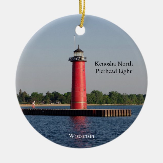 Kenosha North Pierhead Light ornament (Framsidan)