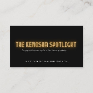 Kenosha Spotlight Visitkort