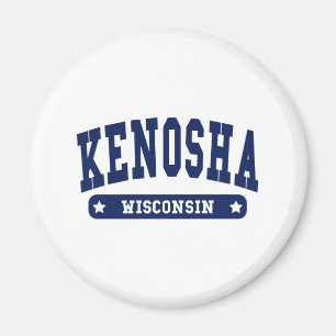 Kenosha Wisconsin College Stil T shirts Magnet