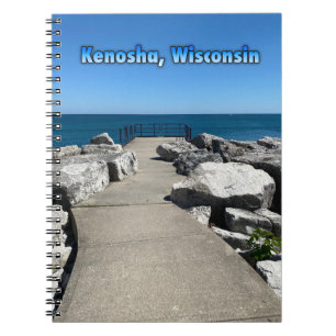 Kenosha, Wisconsin på Sjö Michigan Anteckningsbok