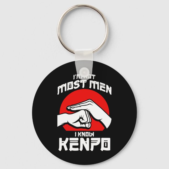 Kenpo Aggressive Self Defence Karate Martial Arts Nyckelring (Framsida)