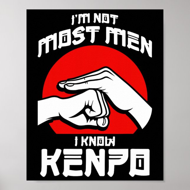 Kenpo Aggressive Self Defence Karate Martial Arts Poster (Framsidan)
