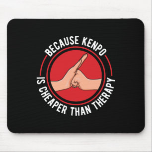 Kenpo American Karate för att Kenpo är terapi. Musmatta