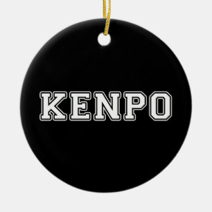 Kenpo Julgransprydnad Keramik