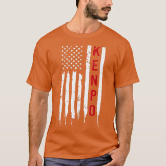 Kenpo Karate American Flag T Shirt