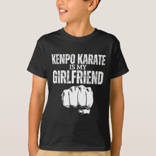 Kenpo Karate är min flickvän Funny American Kenpo T Shirt