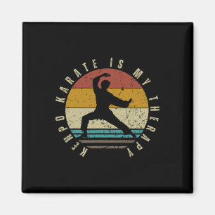 Kenpo Karate är min terapi Funny American Kenpo 1 Magnet