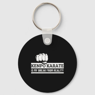 Kenpo Karate är mitt bröst från verklighetsnära Am Nyckelring