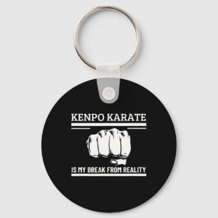 Kenpo Karate är mitt bröst från verklighetsnära Am Nyckelring
