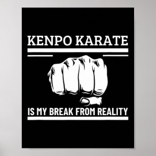 Kenpo Karate är mitt bröst från verklighetsnära Am Poster