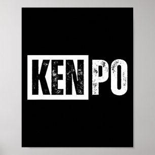 Kenpo Karate Distress Poster