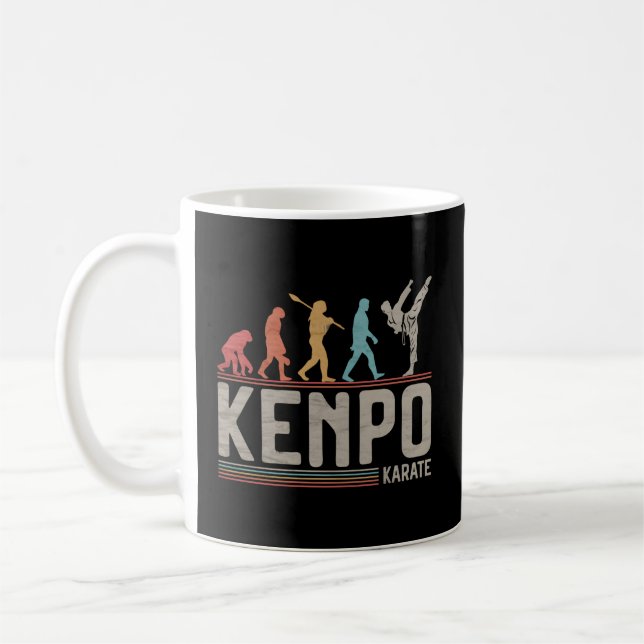 Kenpo Karate Evolution Mial Fighter Kaffemugg (Vänster)