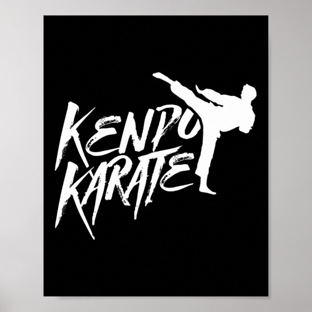 Kenpo Karate Fighter Saings Martial Arts Poster (Framsidan)