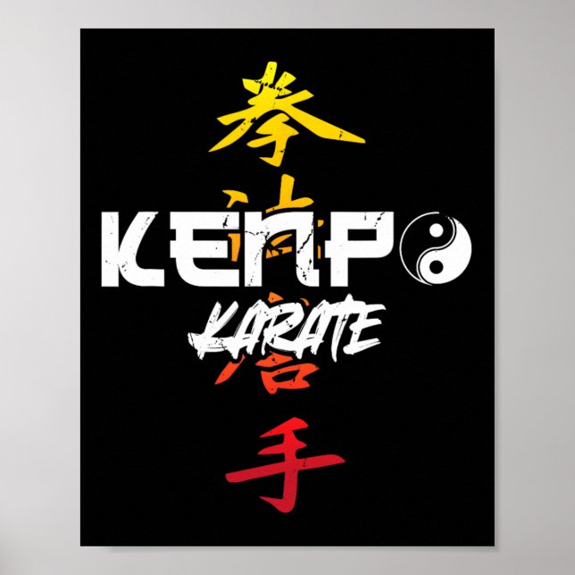Kenpo Karate Karate Poster (Framsidan)