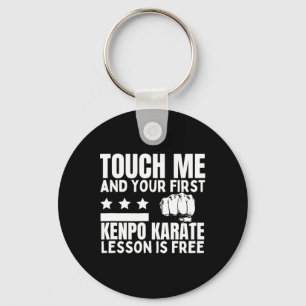 Kenpo Karate Lesson for Free Coach Funny American Nyckelring