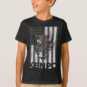 Kenpo Karate Martial Arts American Flagga Women Ma T Shirt