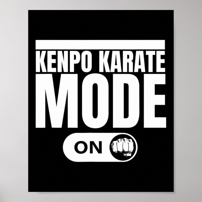 Kenpo Karate Mode on Funny American Kenpo 1 Poster (Framsidan)