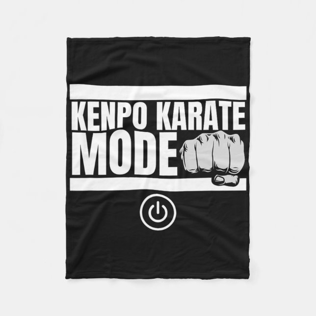 Kenpo Karate Mode on Funny American Kenpo 2 Fleecefilt (Framsidan)