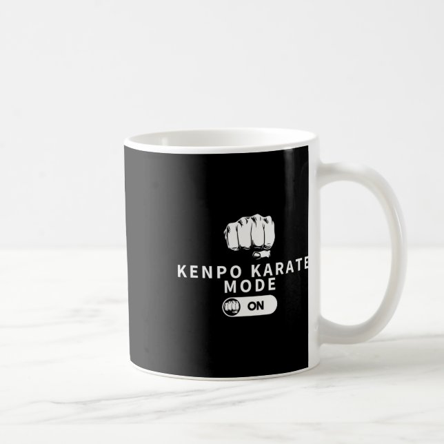 Kenpo Karate Mode on Funny American Kenpo Kaffemugg (Höger)