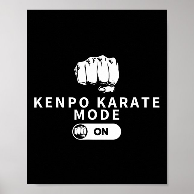 Kenpo Karate Mode on Funny American Kenpo Poster (Framsidan)