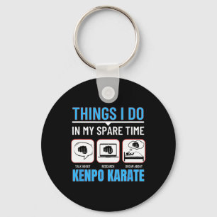 Kenpo Karate Sak I gör jag i min snårtid Amerika Nyckelring