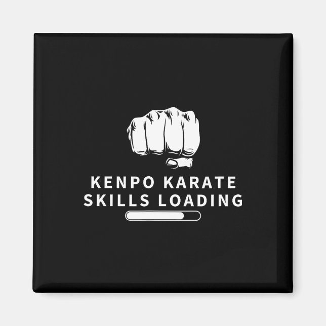 Kenpo Karate Skills Loading Funny American Kenpo 1 Magnet (Framsidan)