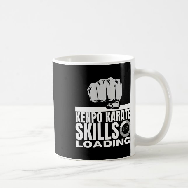 Kenpo Karate Skills Loading Funny American Kenpo 2 Kaffemugg (Höger)