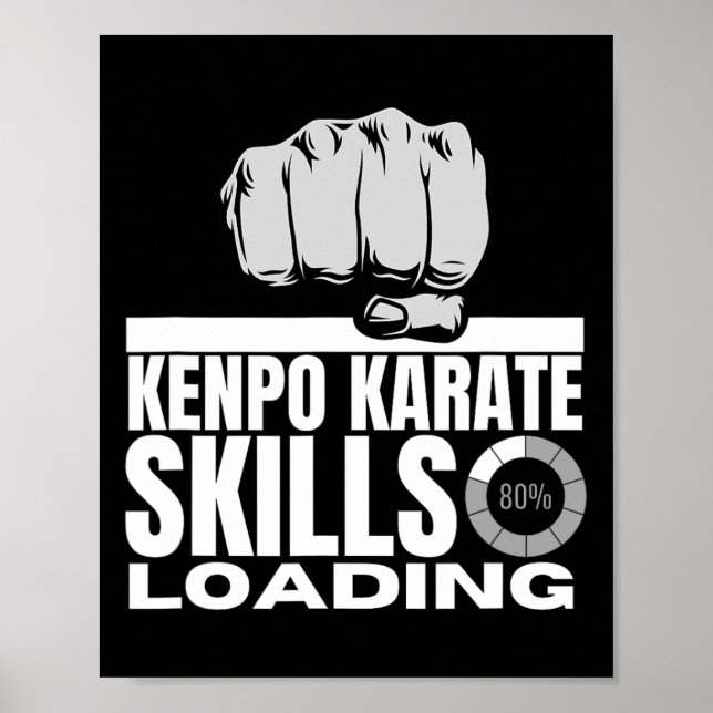 Kenpo Karate Skills Loading Funny American Kenpo 2 Poster (Framsidan)