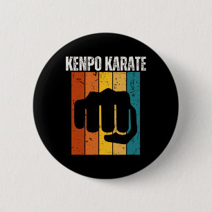 Kenpo Karate Vintage Retro 70s Design Funny Americ Knapp