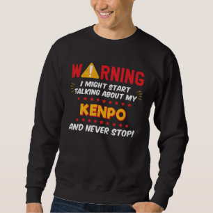 Kenpo skämtgrafik lång ärmad tröja